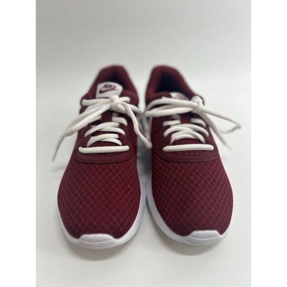 Nike Womens Tanjun 812655-604 Red Burgundy Maroon White Running Shoes IU Sz 6.5 - Picture 6 of 12